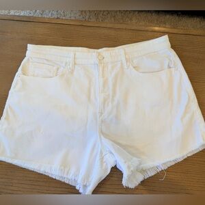 Good American Good 90’s Short White Size 14/32